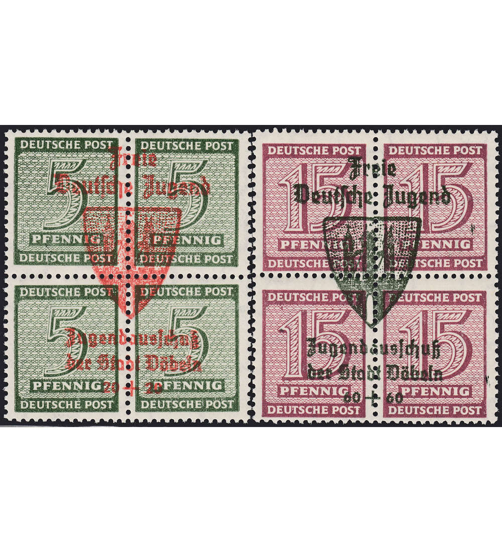 Deutsche Lokalausgabe Dbeln Nr. 2-3 postfrisch **