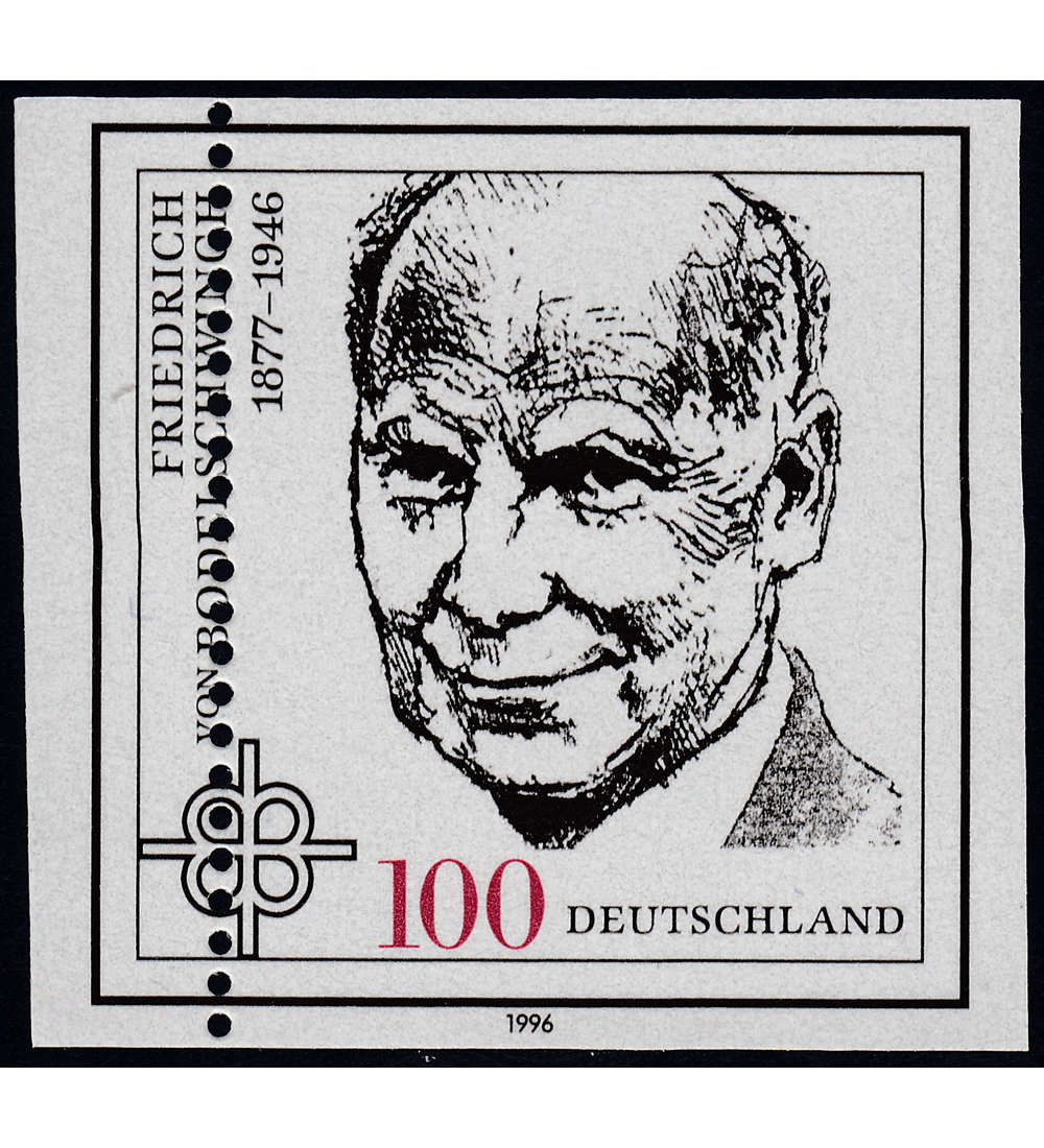 BRD Bund Nr. 1835 postfrisch ** ungez�hnt, Z�hnung durch Marke