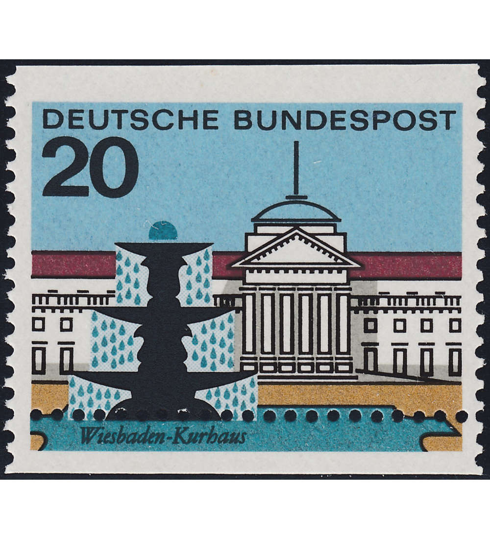 BRD Bund Nr. 420 postfrisch ** oben und unten ungezhnt