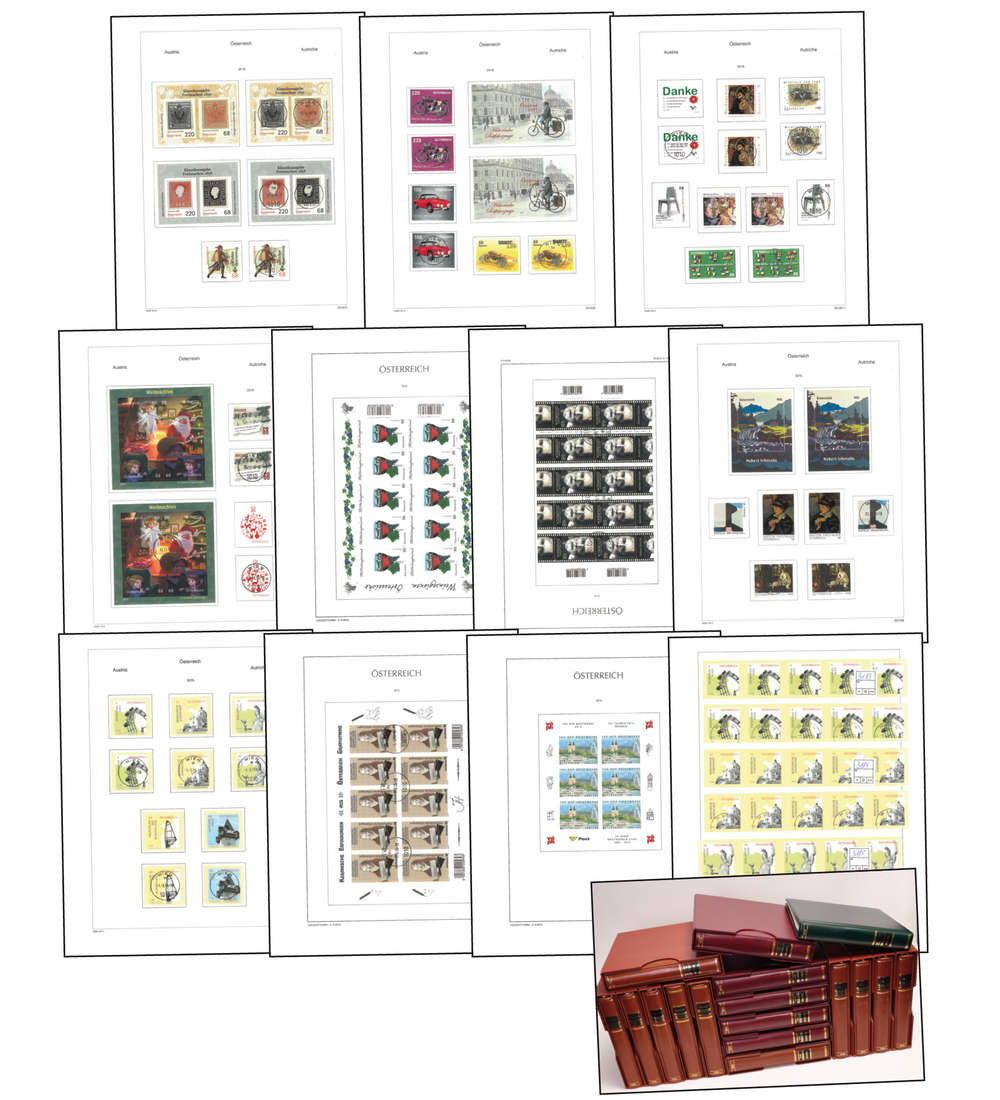 sterreich Sammlung postfrisch und gestempelt von 1945 bis 2018