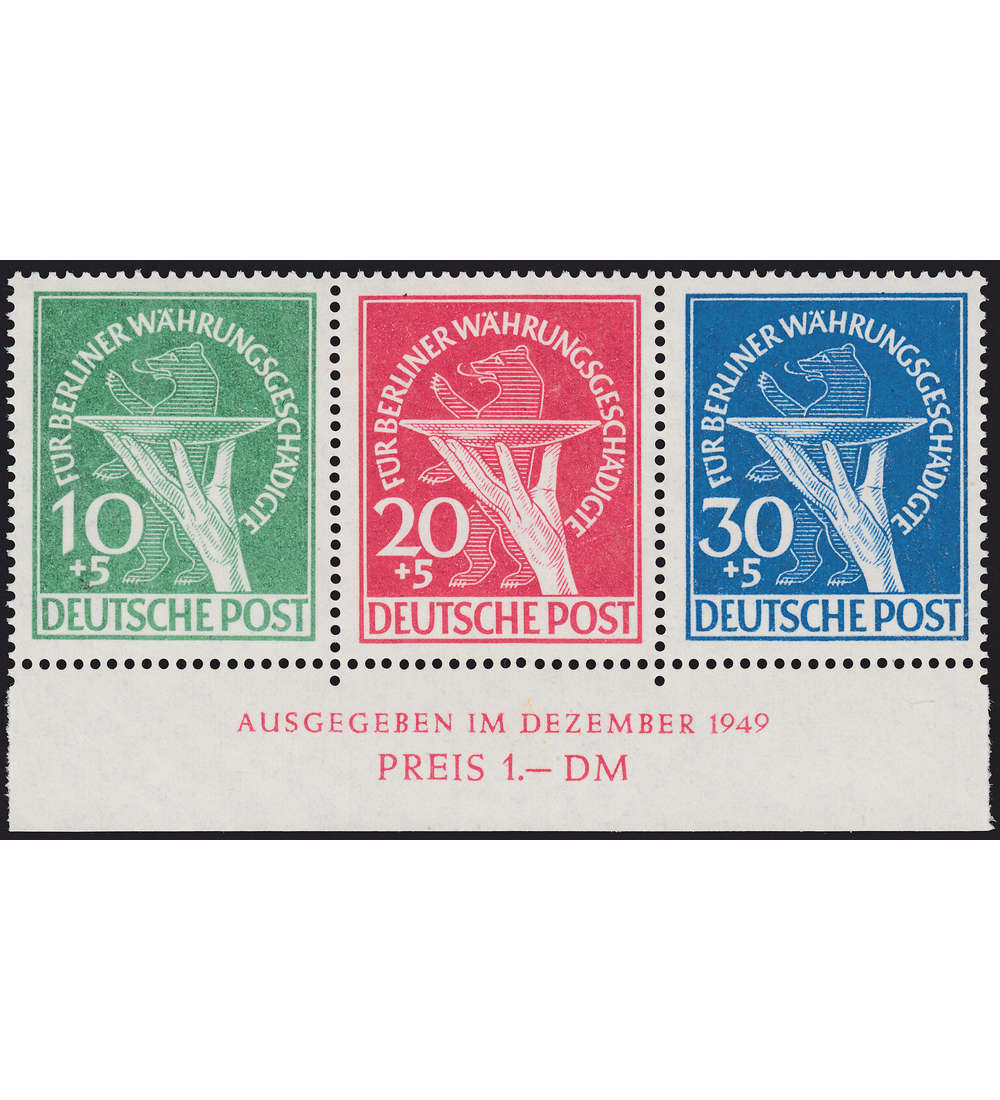 Berlin Nr. 68-70 postfrisch ** waagerechter Zusammendruck