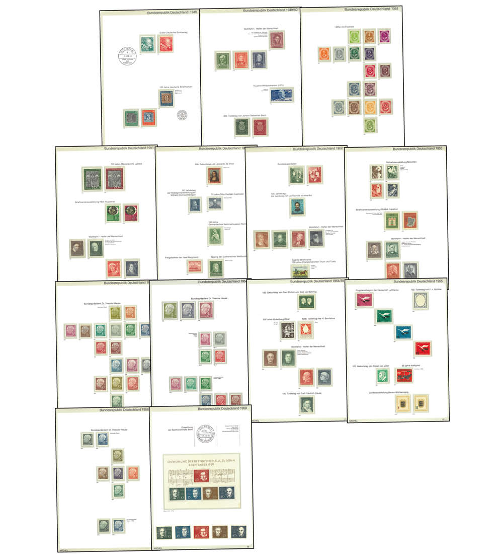 BRD Bund 1949-2017 postfrisch ** Komplettsammlung