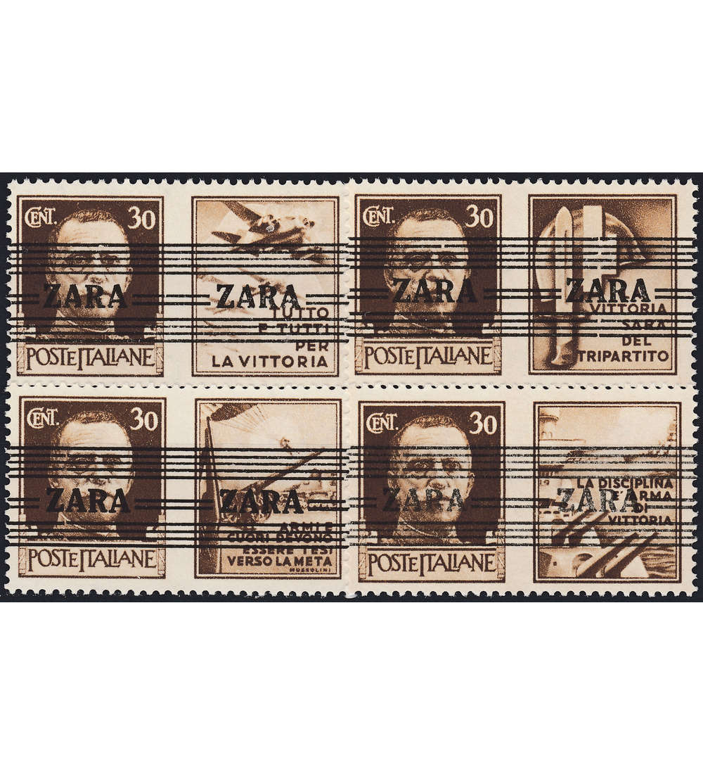 Deutsche Besetzung Zara postfrisch Nr. 36.1 - 36.4