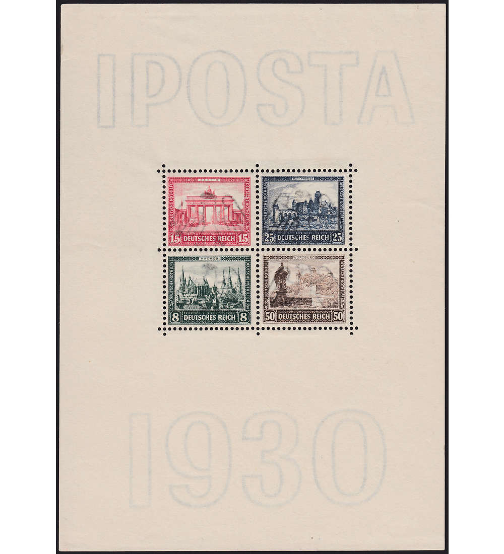 Deutsches Reich Block 1 postfrisch ** IPOSTA 1930