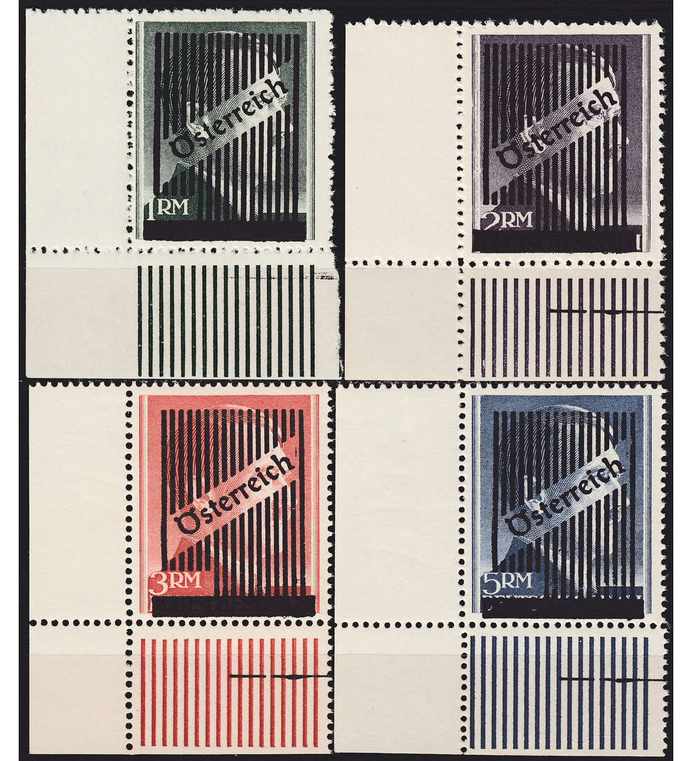 sterreich Nr. Va - Vd postf. Eckrand mit Farbfotobefund