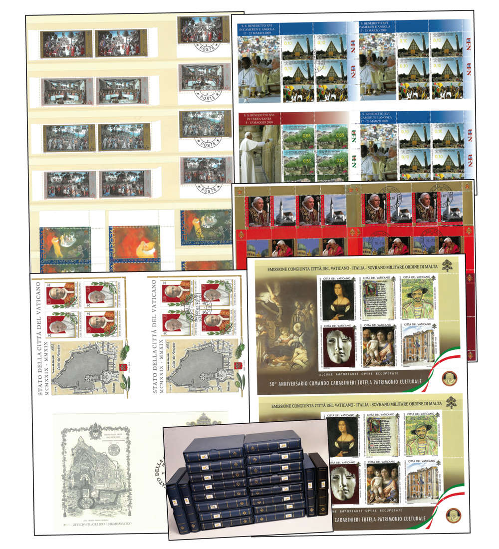 Vatikan Mammut Luxuskollektion postfrisch und gestempelt in 20 Alben