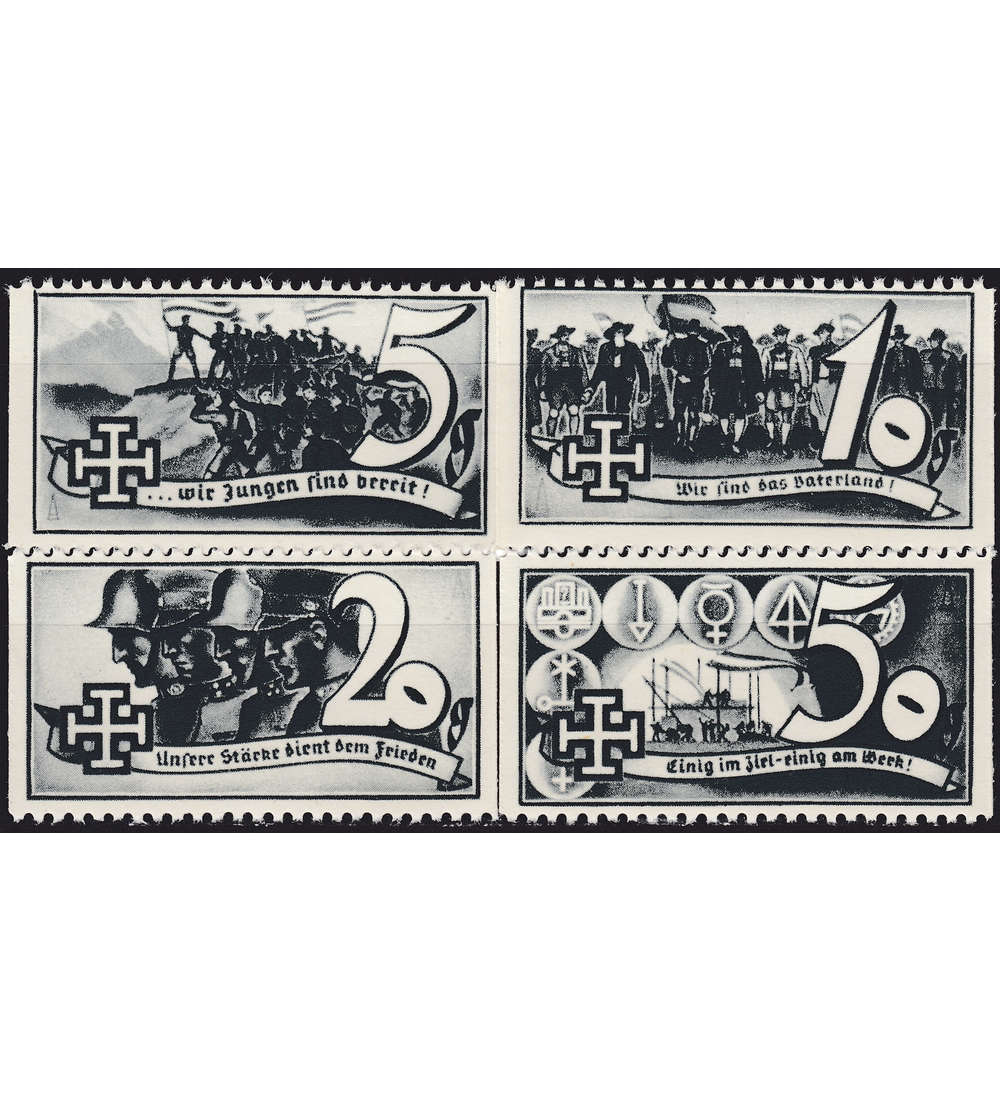 sterreich Schuschnigg Vignetten postfrisch **