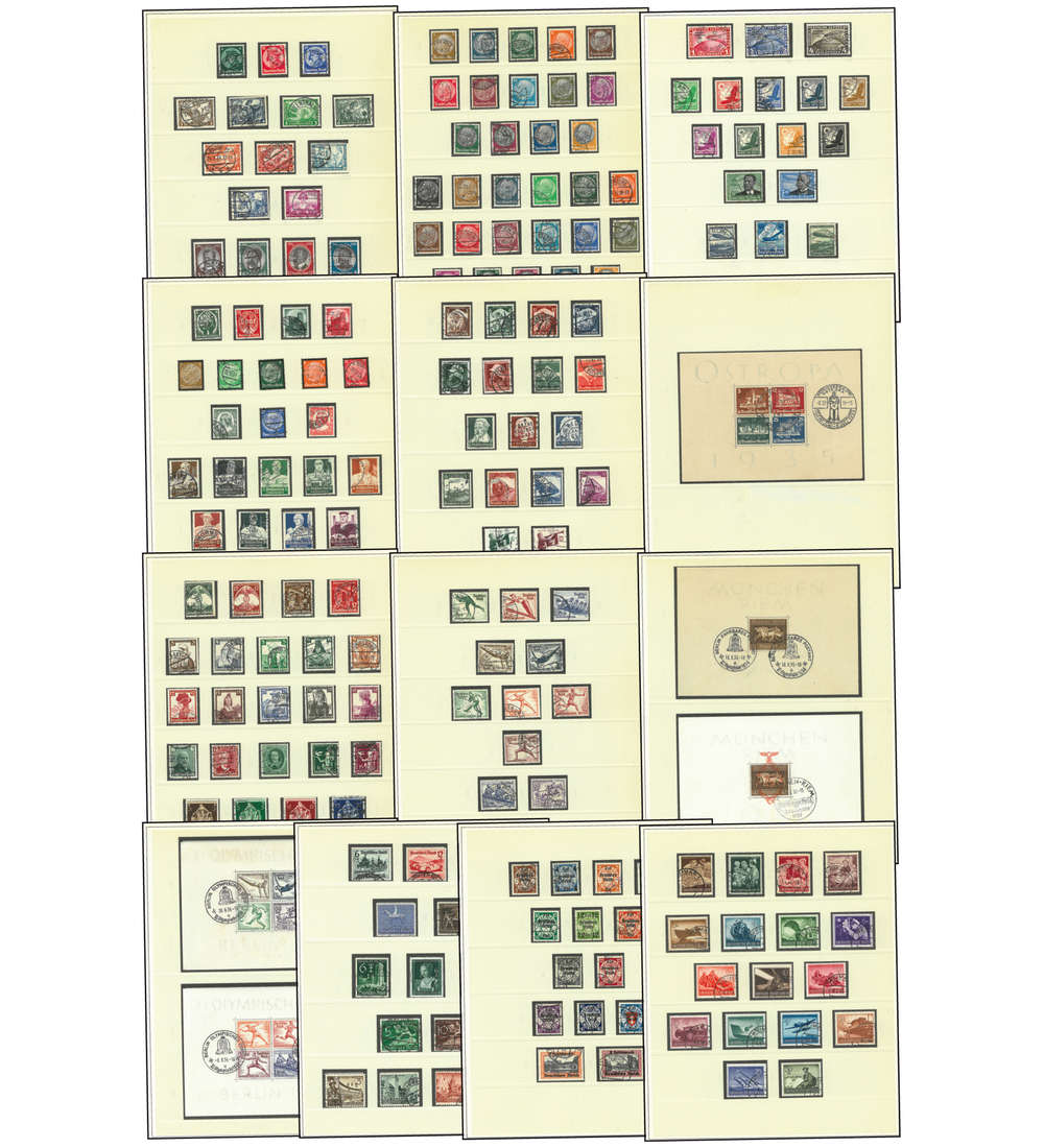 Deutsches Reich Kollektion gestempelt 1933 - 1945