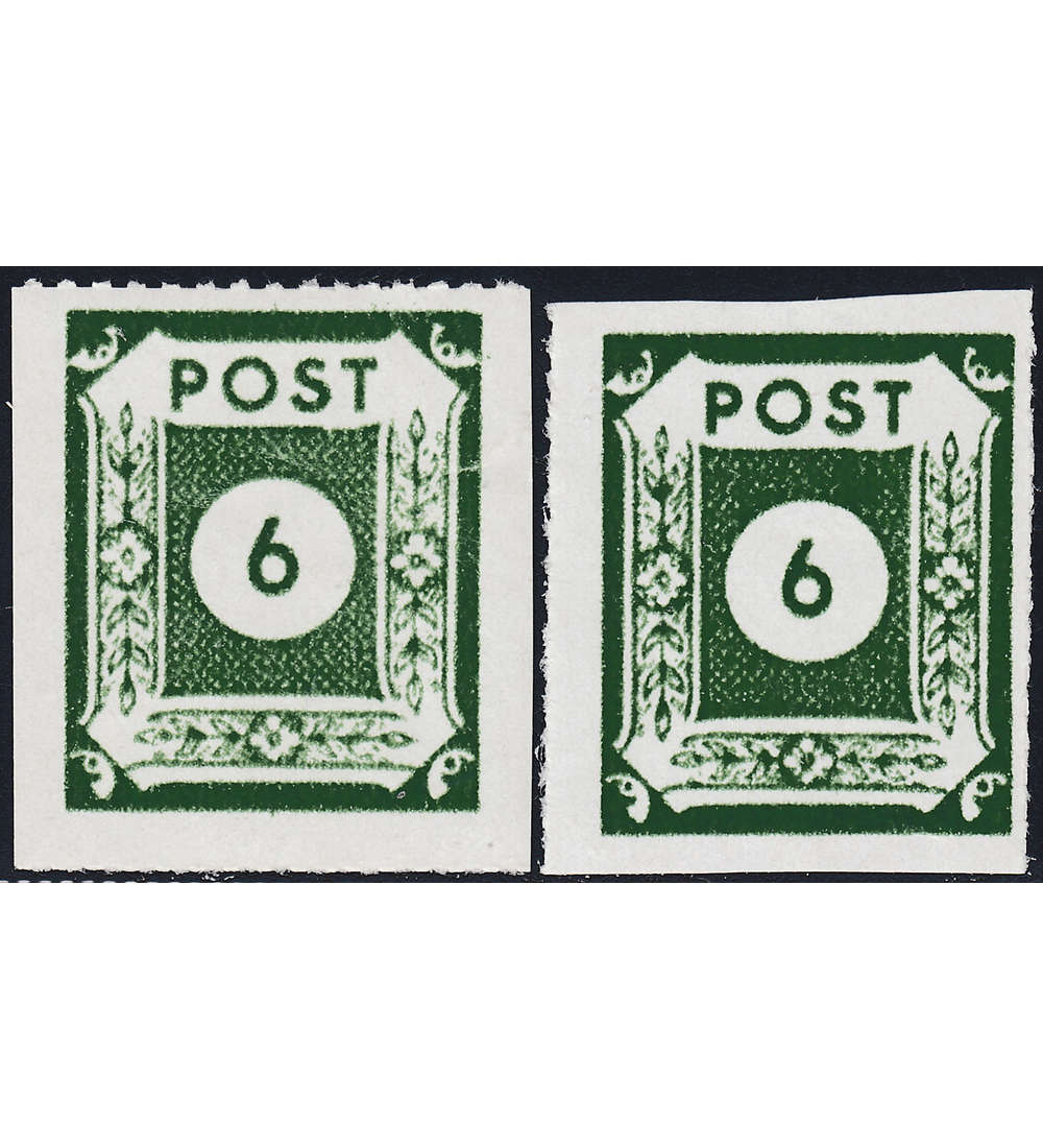 SBZ Nr. 43 B I/I Uw und Nr. 43 B I/I Us postfrisch **