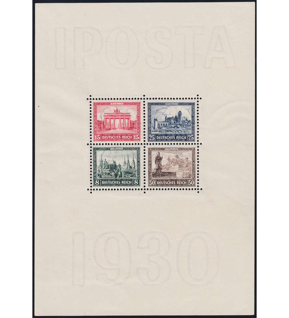 Deutsches Reich Block 1 postfrisch ** tiefgeprft Peschl