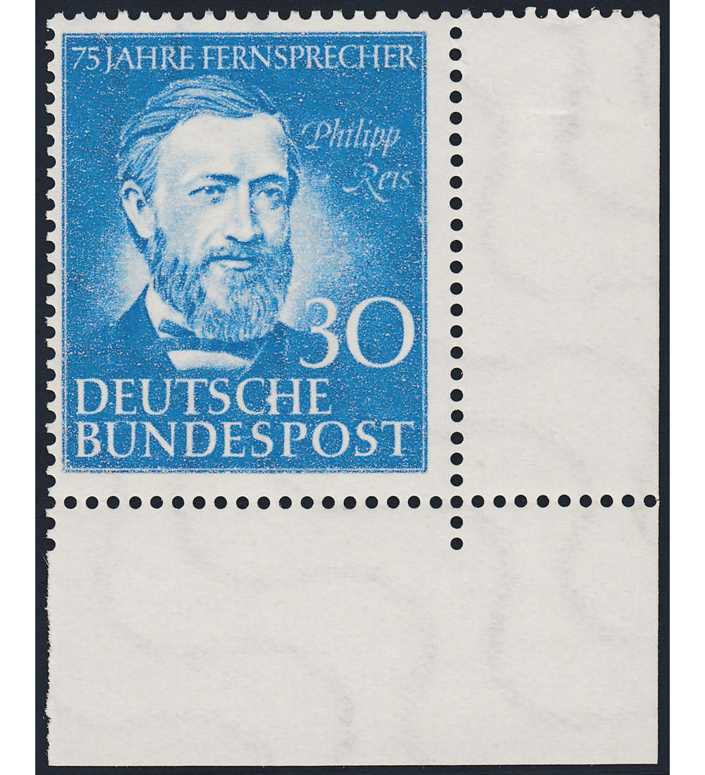 BRD Bund Nr. 161 II postfrisch ** Plattenfehler