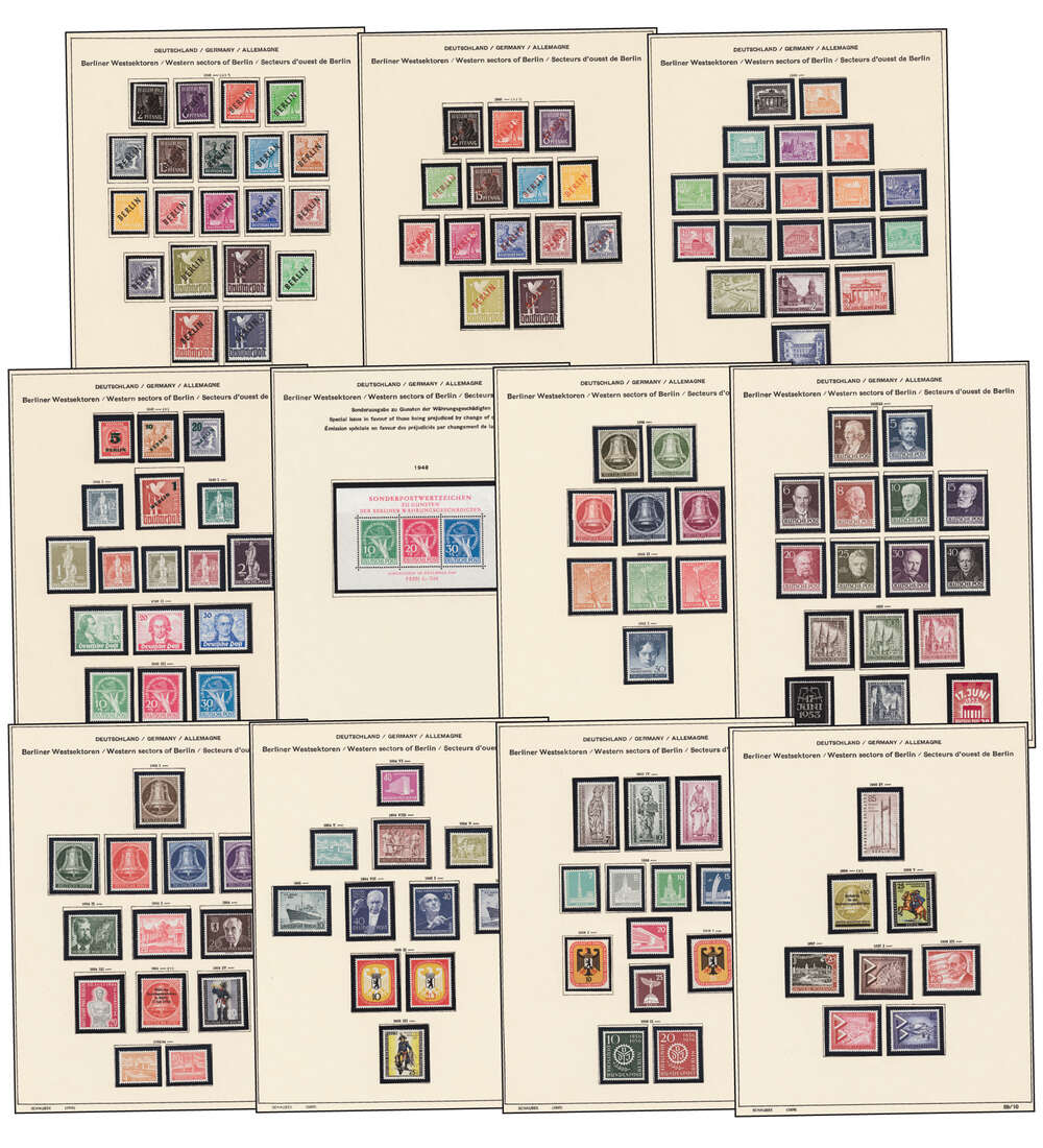 Berlin 1948-1990 Postfrische Komplettsammlung