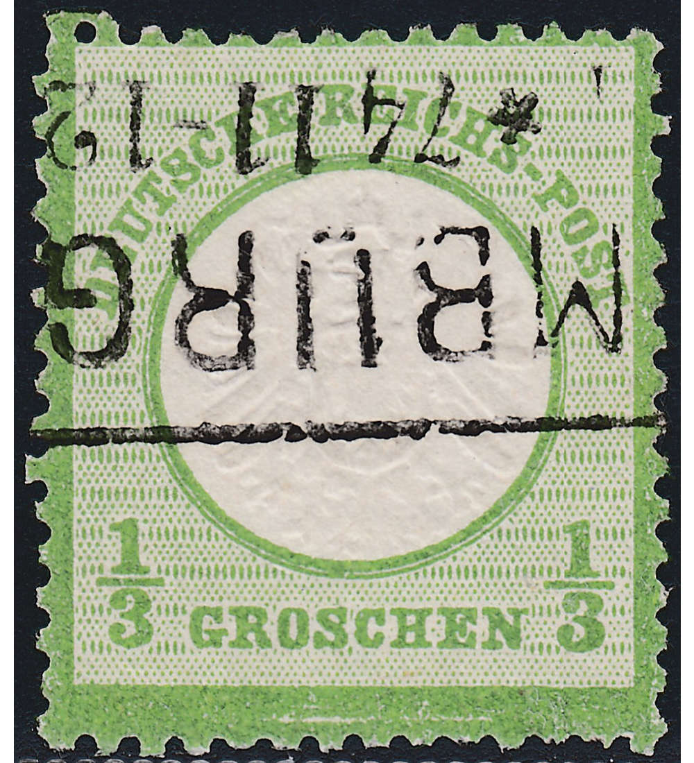 Deutsches Reich Nr. 17 b gestempelt mit Fotoattest echt, farbfrisch, sehr gut geprgt