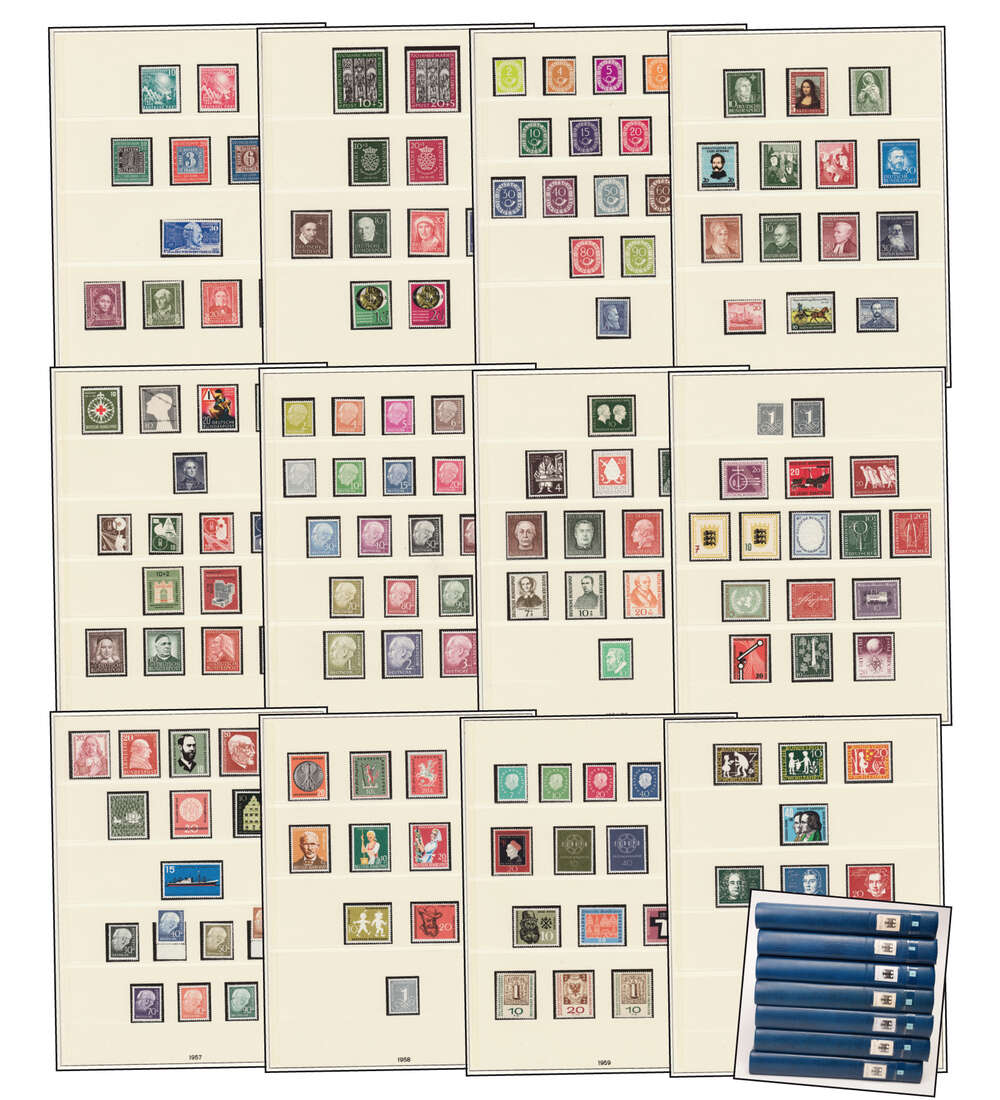 BRD Bund 1949-2000 postfrisch ** Komplettkollektion