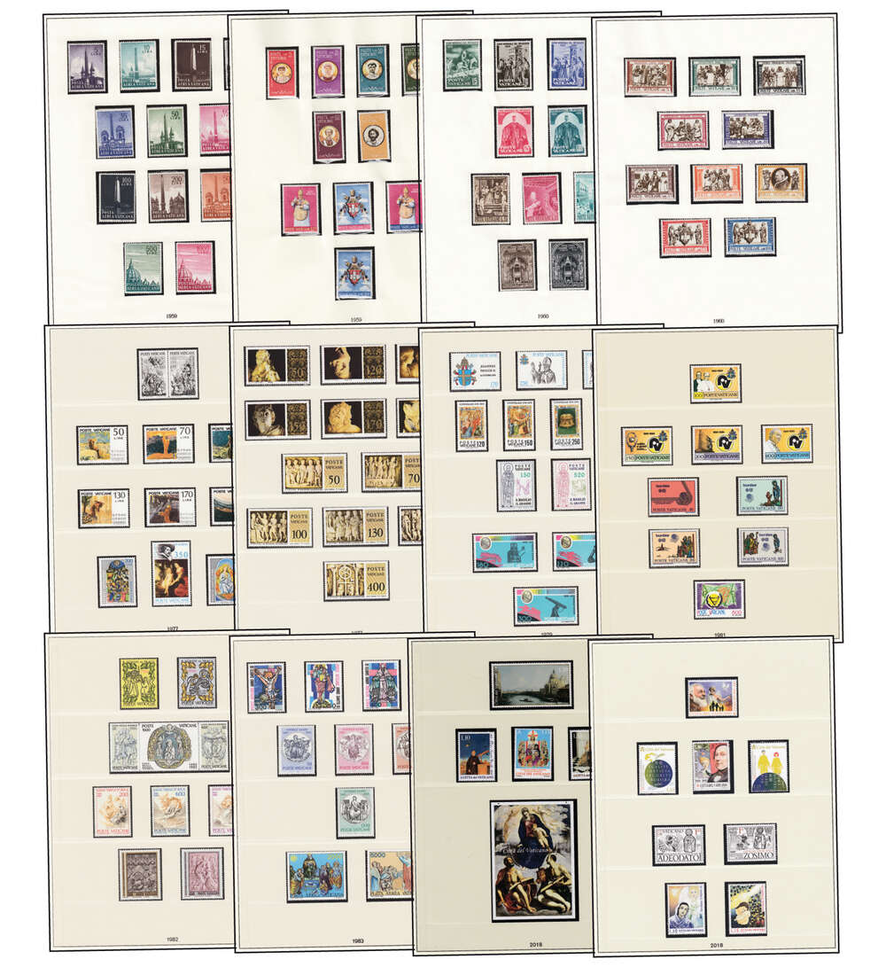 Vatikan - Luxuskollektion 1959 - 2018 postfrisch **