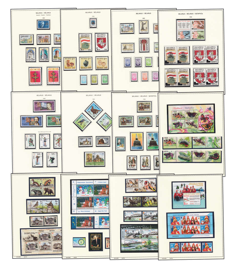 Weirussland 1992-2019 postfrisch **