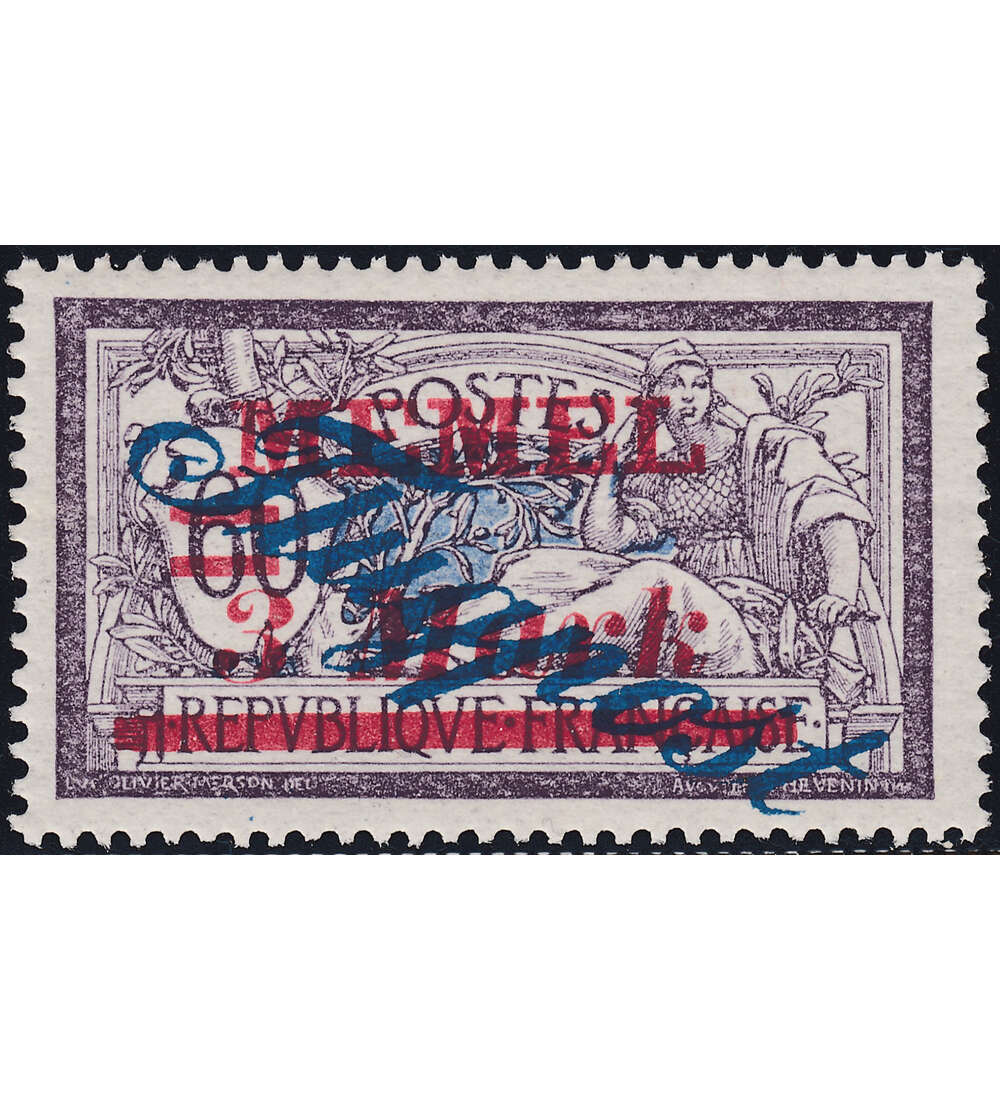 Memel Nr. 79 postfrisch ** rckseitiger Abdruck