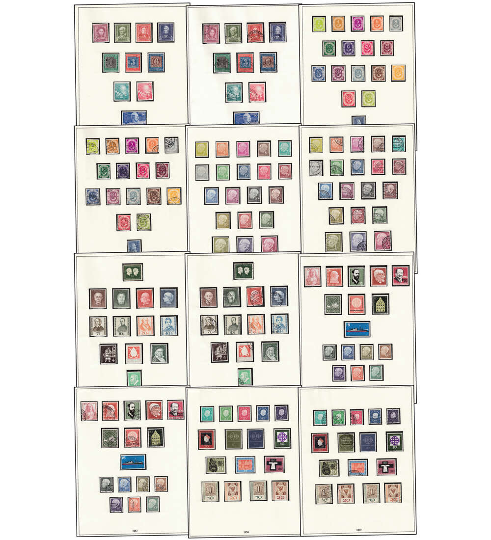 BRD Bund 1949-2000 Doppelkollektion