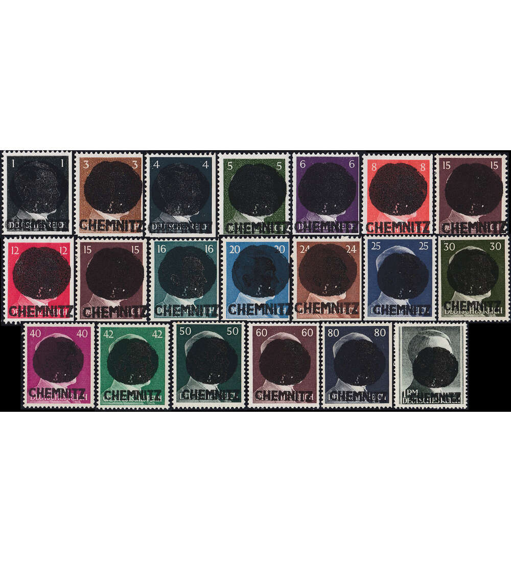 Lokalausgabe Chemnitz 24 Nr. 1-20 postfrisch