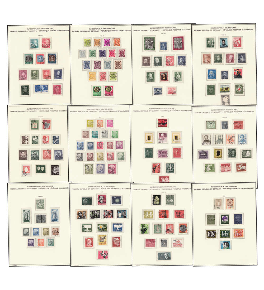 BRD Bund 1949 - 2017 Top-Kollektion gestempelt