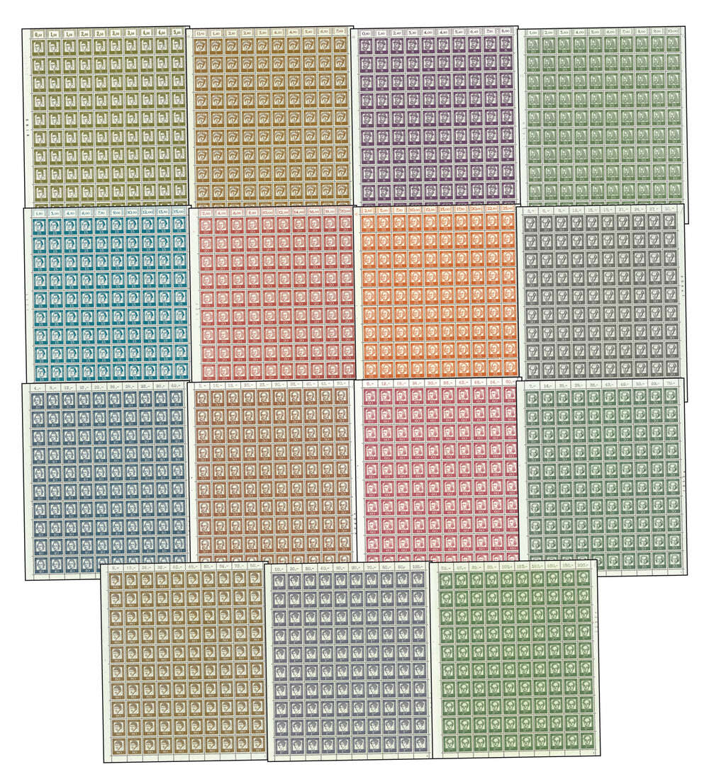 Berlin Nr. 199-213 postfrisch ** Bogensatz