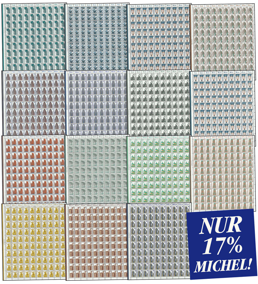 Berlin Sehenswrdigkeiten Bogensatz postfrisch **