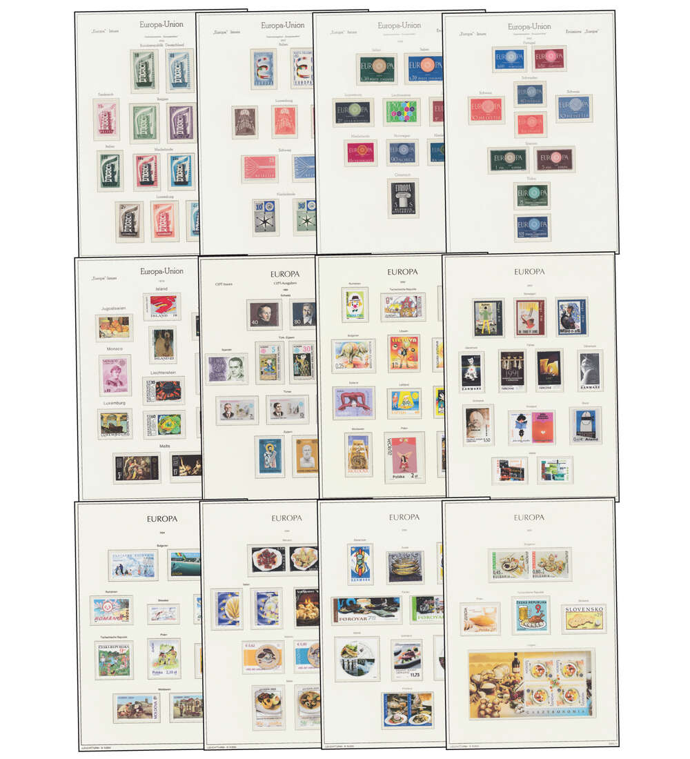 Europa CEPT Sammlung 1956-2005 postfrisch **