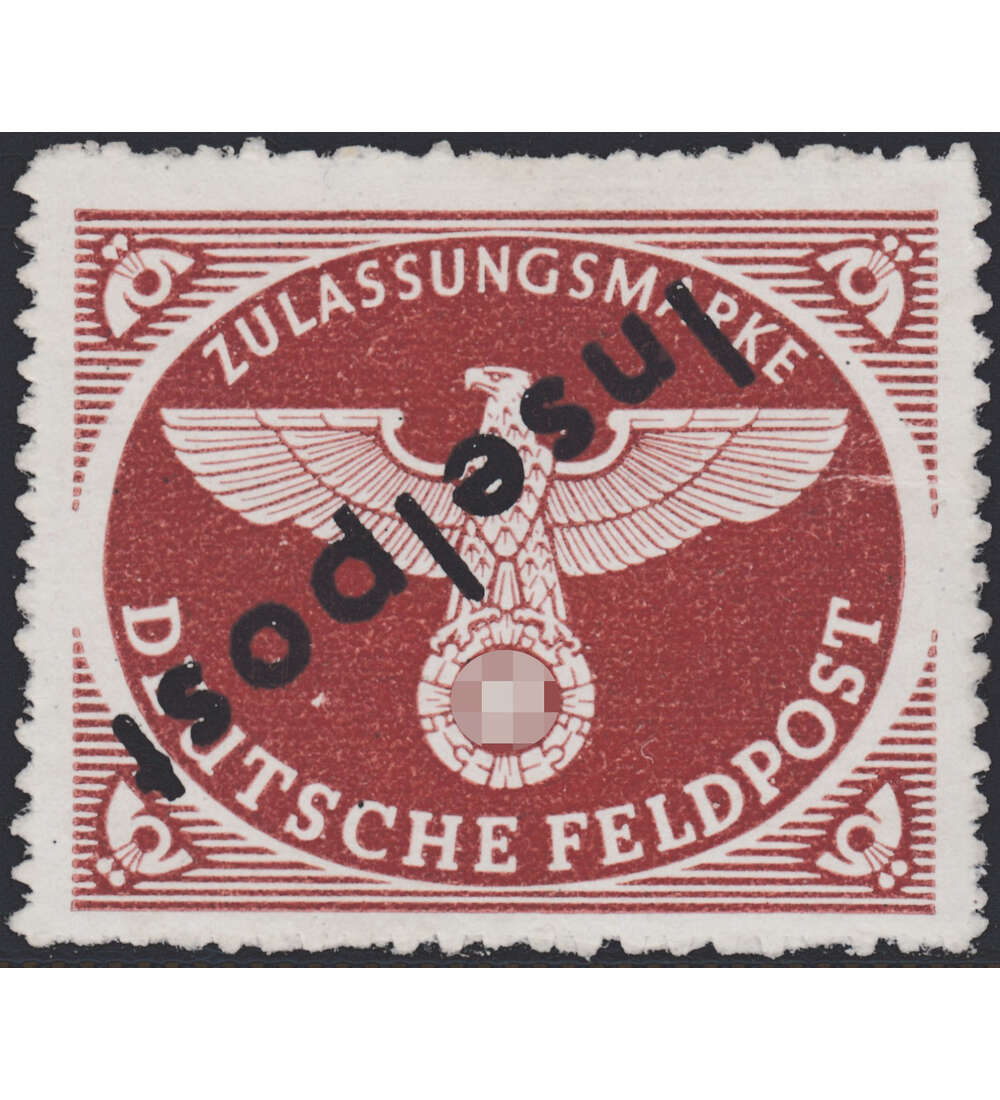 Deutsche Feldpost Vukovar Nr. 6 postfrisch geprft und signiert