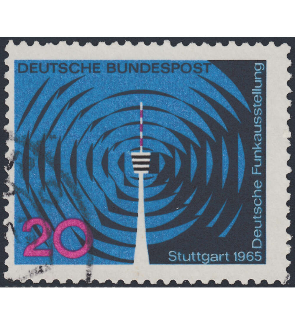 BRD Bund Nr. 481 gestempelt Verz�hnung