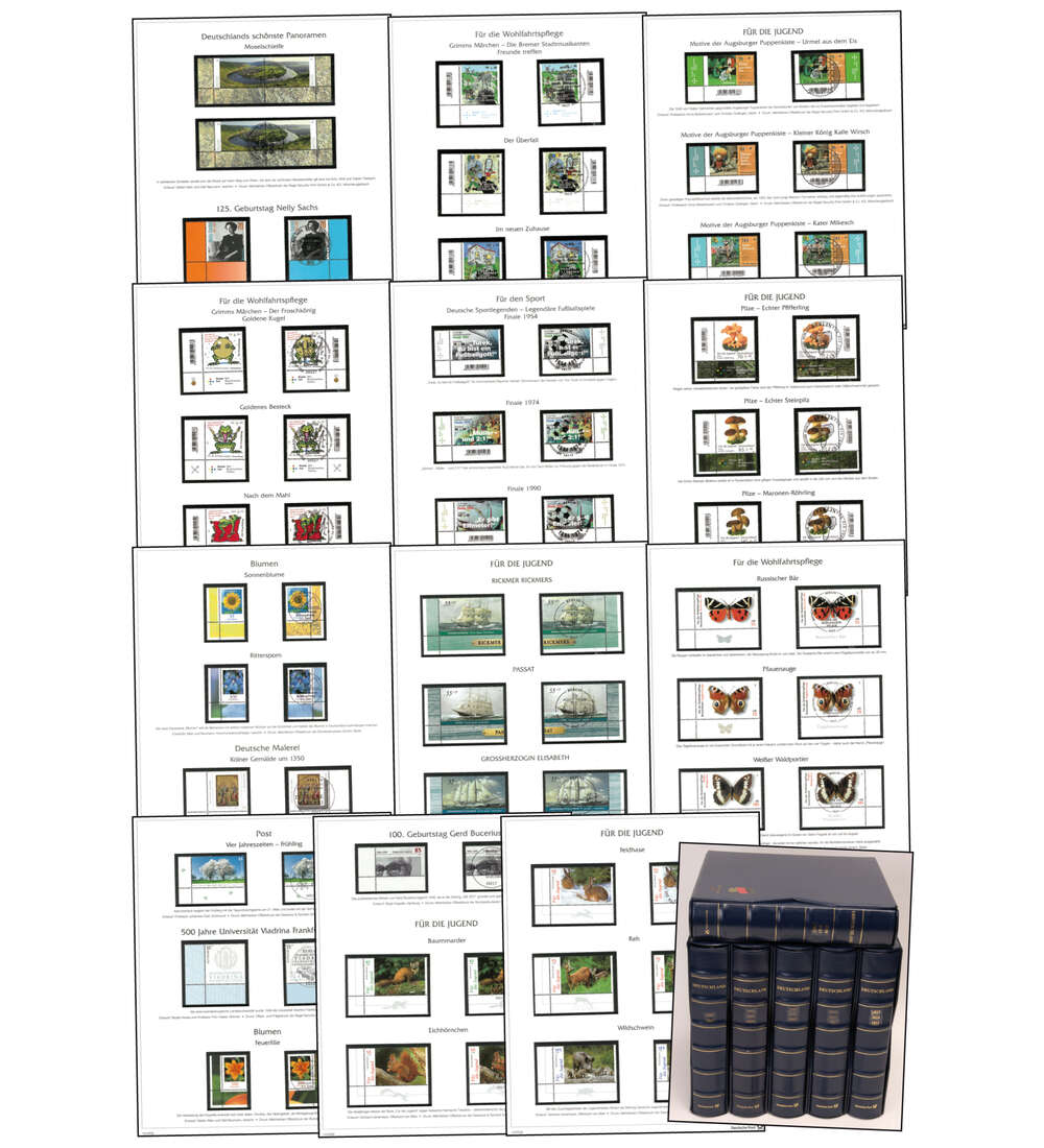 BRD Bund EURO-Sammlung 2002-2018 Doppelsammlung