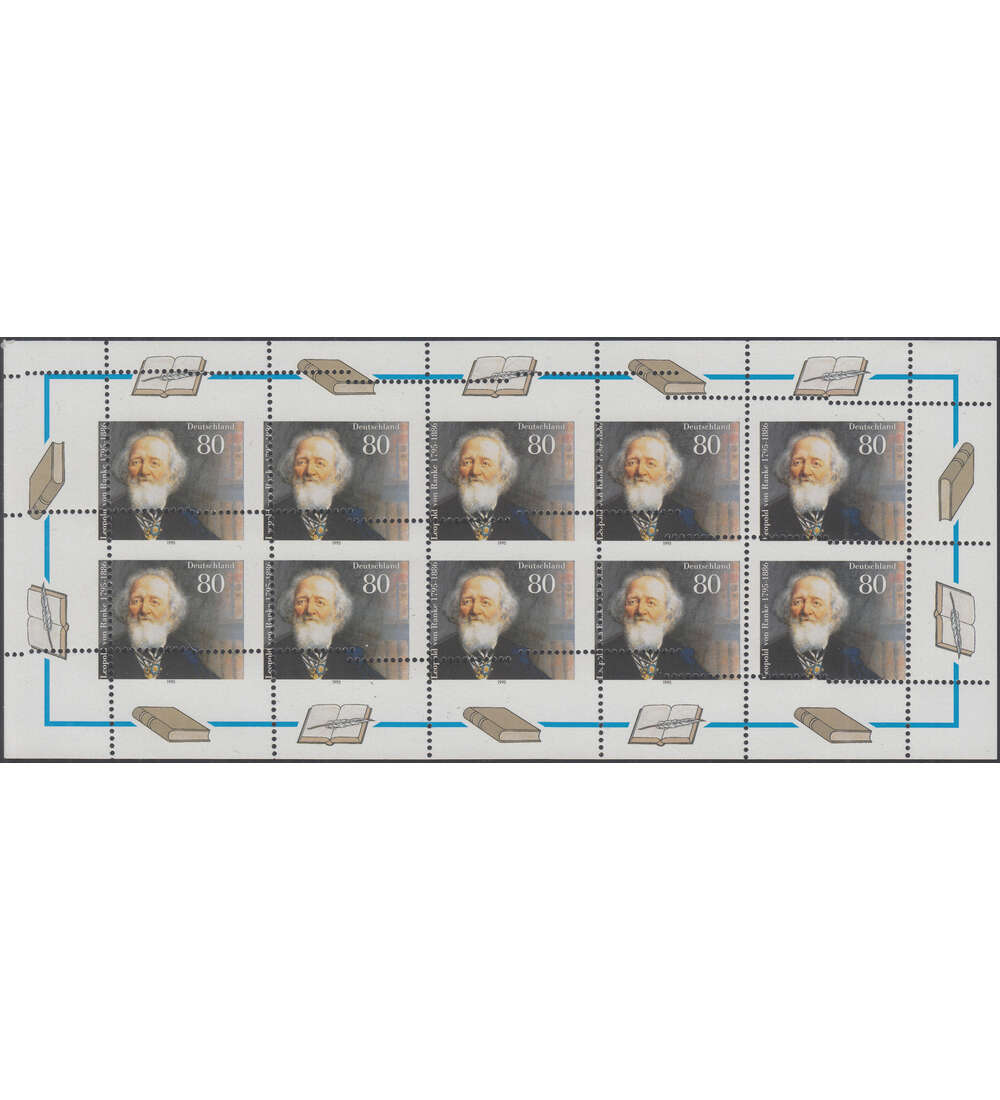 BRD-Kleinbogen Totalverzhnung Nr. 1826 postfrisch **