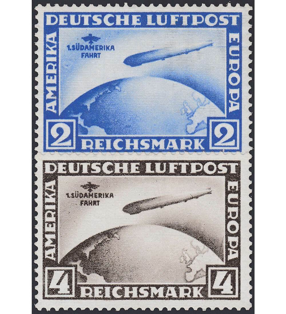 Dt. Reich Zeppeline Nr. 438-439 Y postfrisch ** geprft und signiert