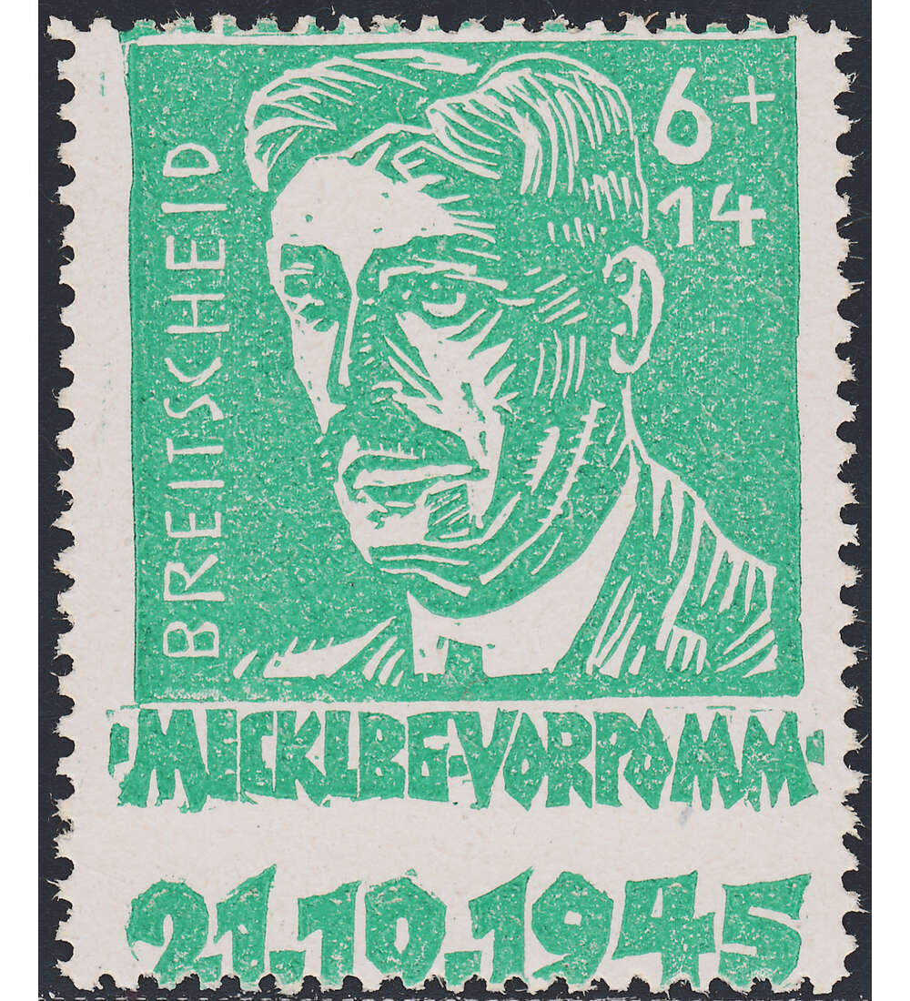 SBZ Nr. 20 postfrisch ** Verzhnung