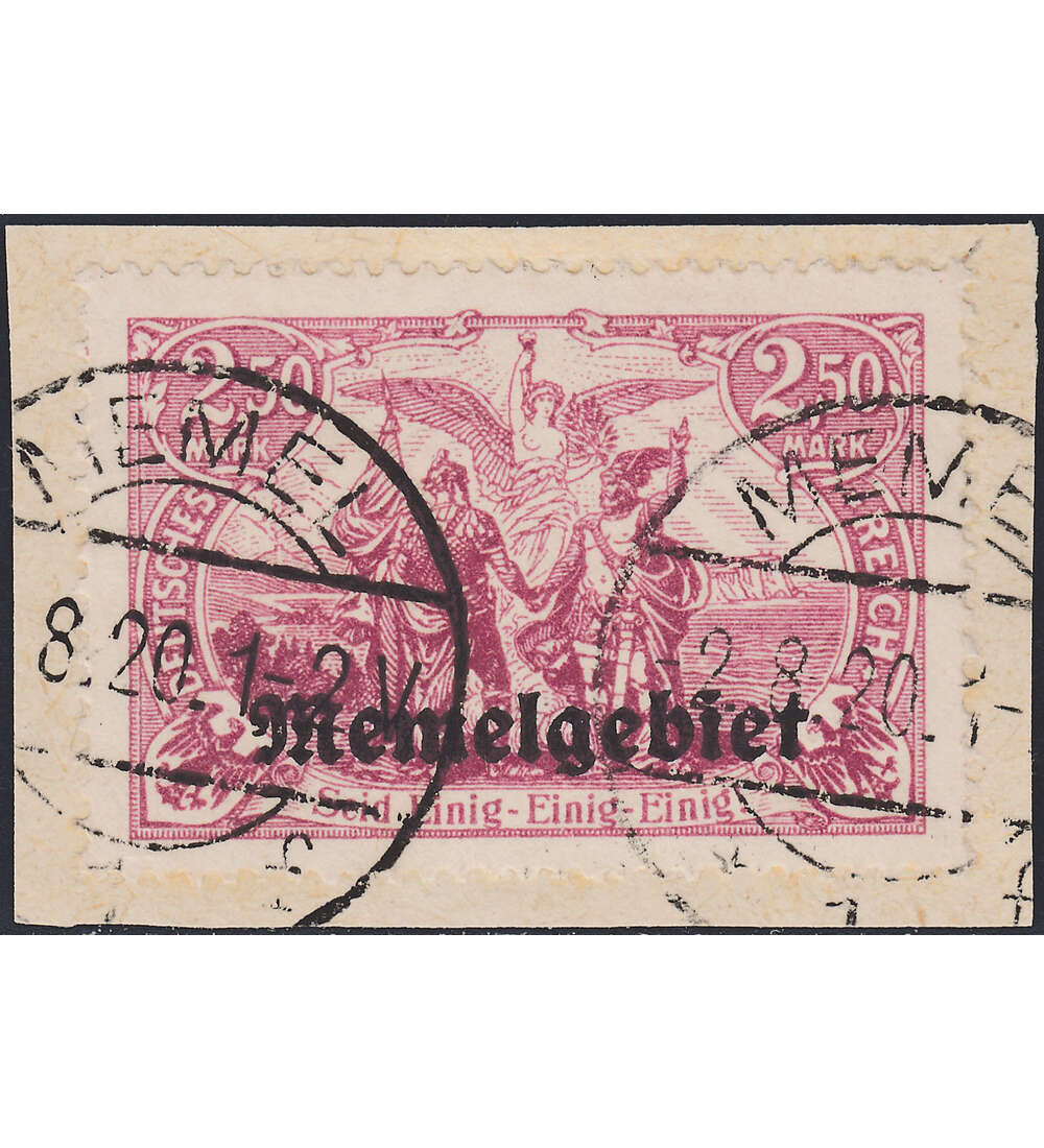 Memel Nr. 13 c gestempelt geprft und signiert