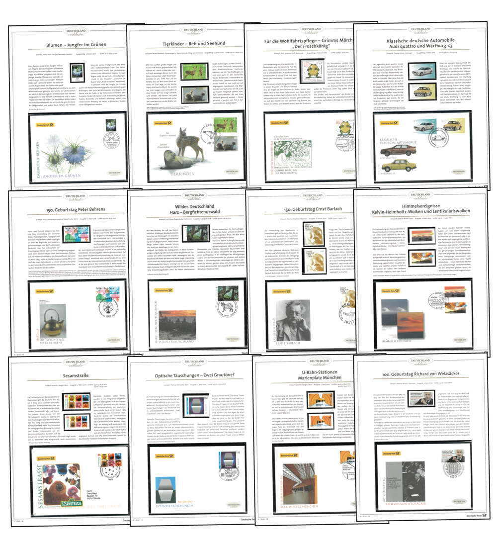 BRD Bund 2003 - 2020 postfrisch und auf Ersttagsbrief