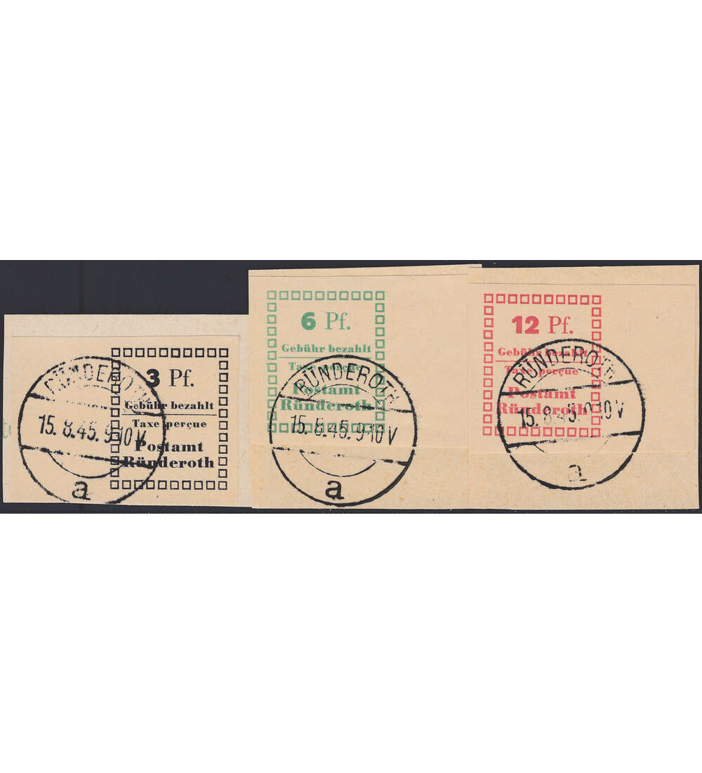 Lokalausgabe Rnderoth Nr. 4-6 B gestempelt