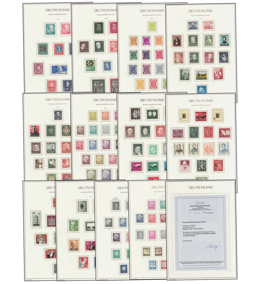 BRD Bund 1949-2018 Luxuskollektion postfrisch **