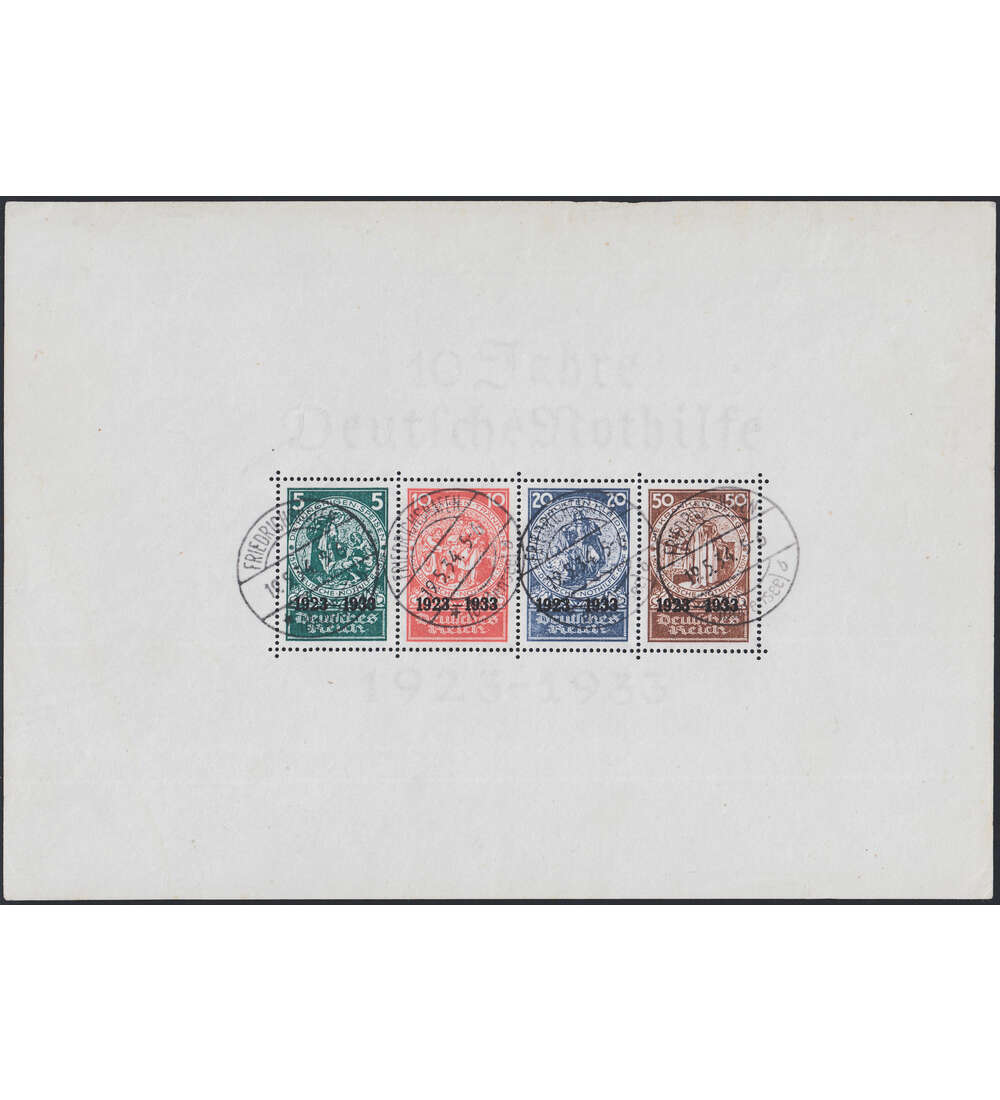 Deutsches Reich Block 2 gestempelt