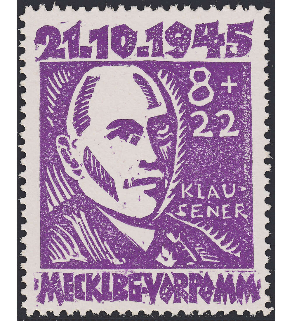 SBZ - Plattenfehler Nr. 21 III postfrisch  Opfer des Faschismus 1945 