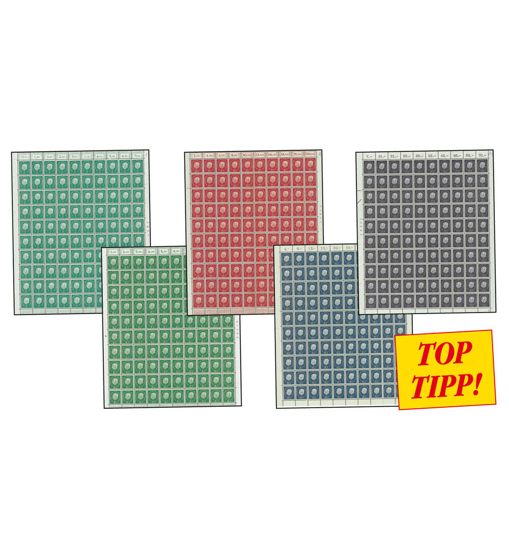 BRD Bund Nr. 302 - 306 Bogensatz postfrisch **