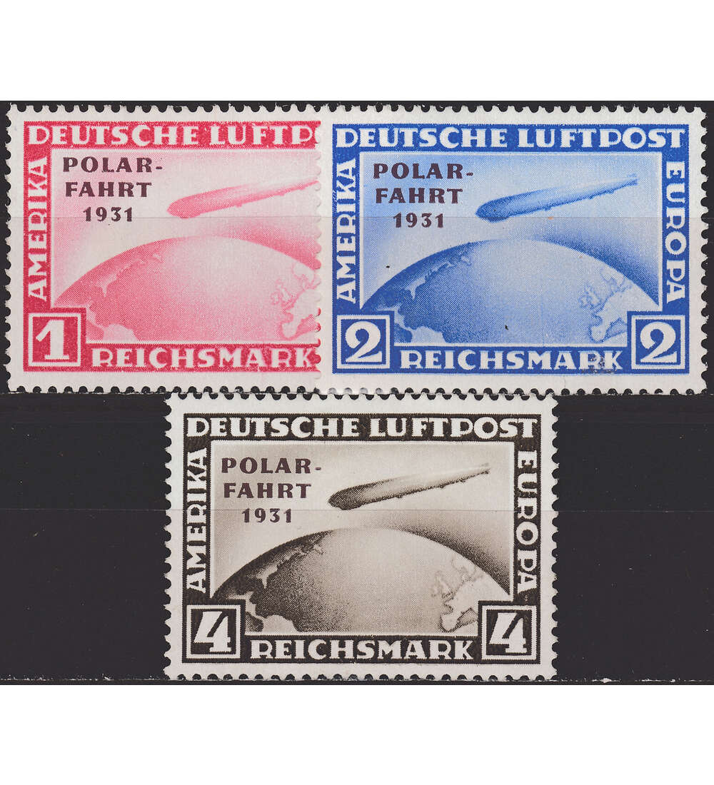 Deutsches Reich Nr. 456-458 ungestempelt mit Fotobefund