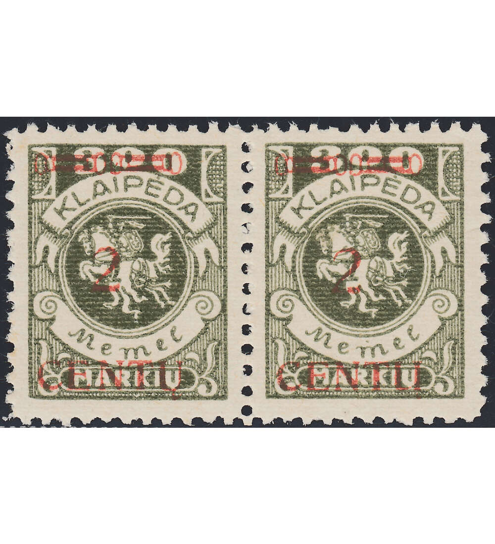 Memel Spezial Nr. 167 W 3 postfrisch **