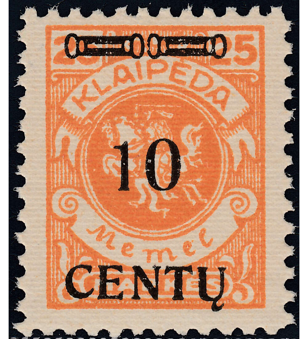 Memel  Spezial  Nr. 169 A III postfrisch