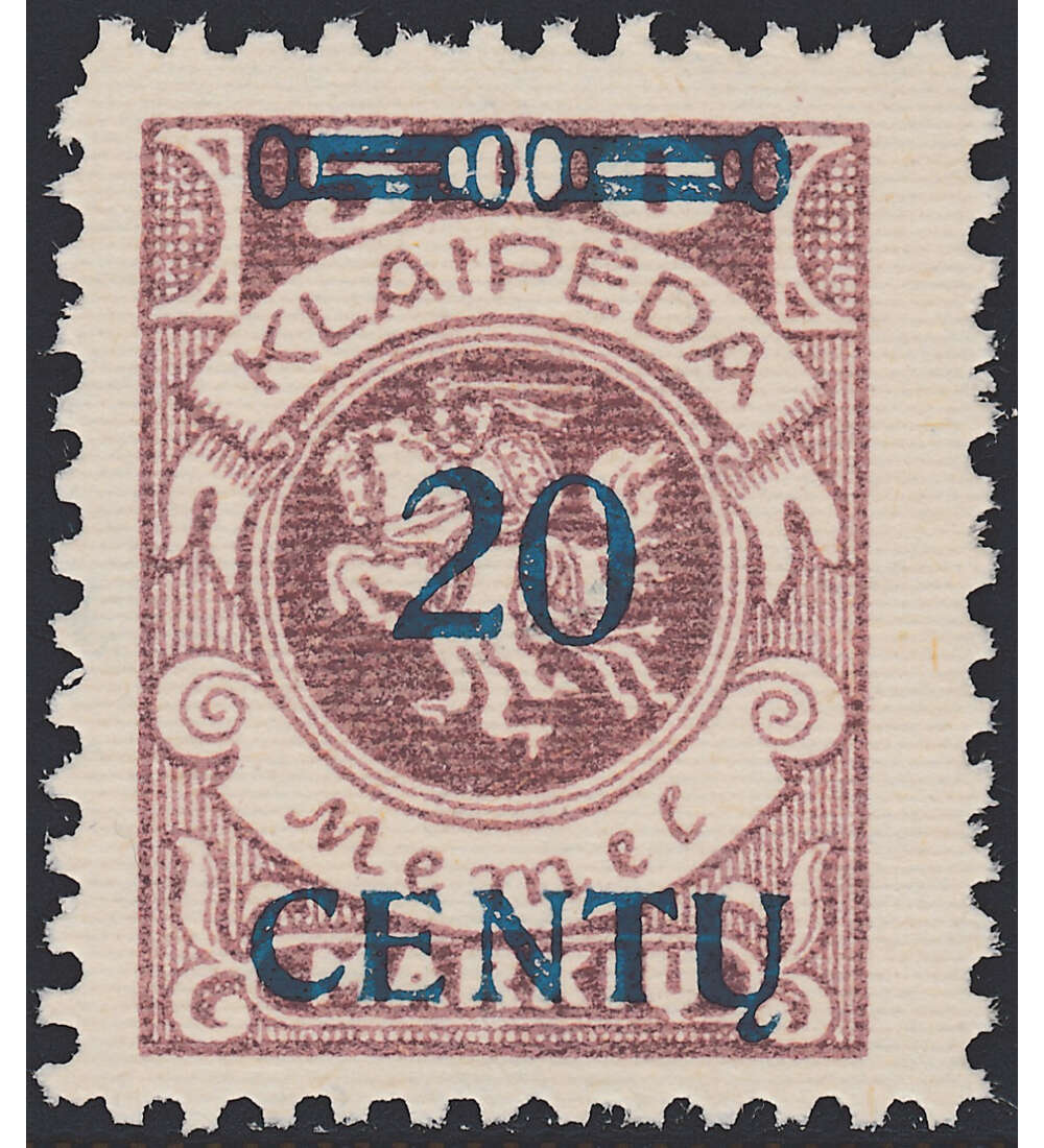 Memel  Spezial  Nr. 171 A I postfrisch