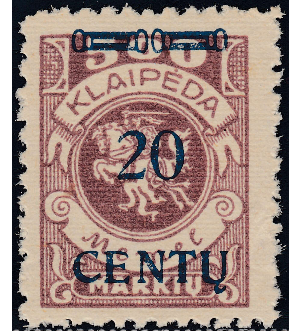 Memel  Spezial  Nr. 171 A III postfrisch