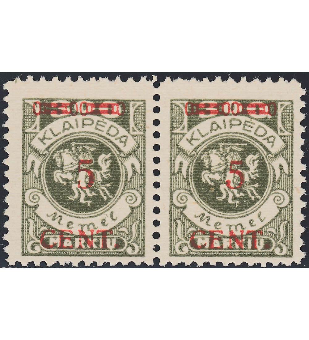 Memel  Spezial  Nr. 174 W 1 postfrisch