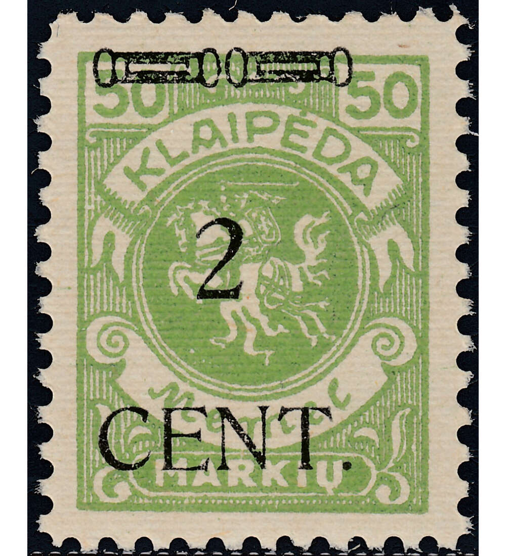 Memel  Spezial  Nr. 177 II postfrisch