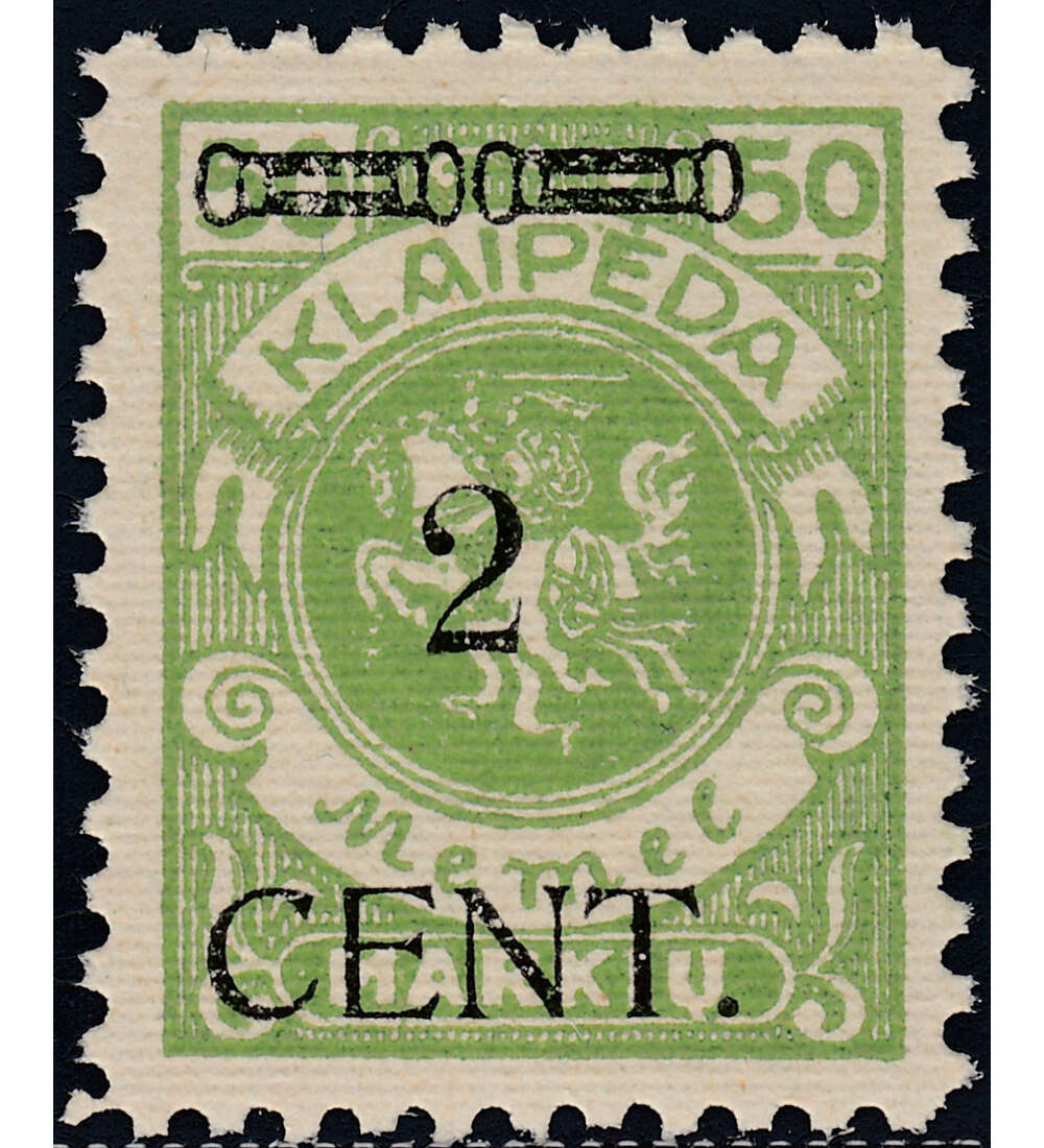 Memel  Spezial  Nr. 177 III postfrisch