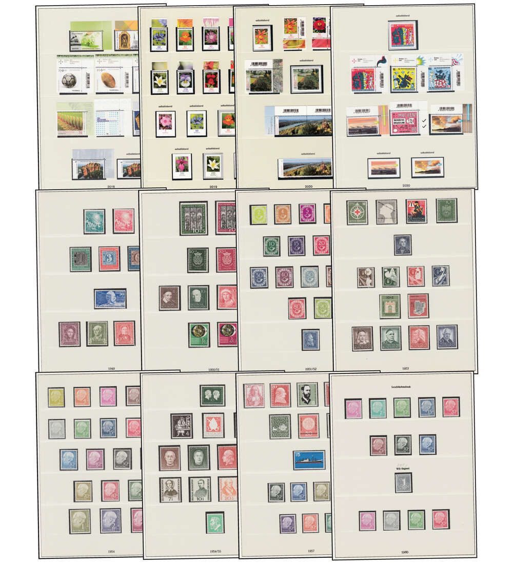 BRD Bund 1949 - 2020 postfrische Komplett - Kollektion