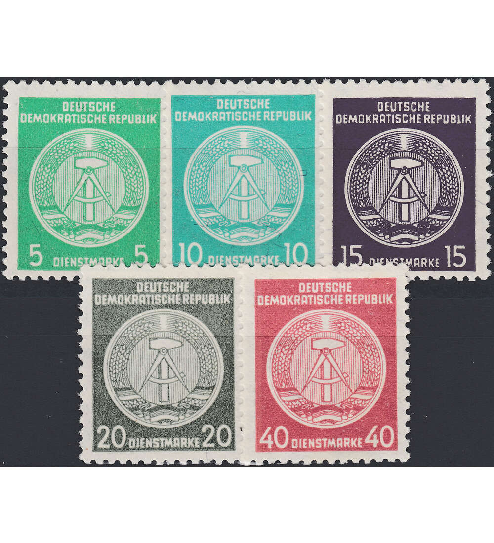 DDR Nr. D 29 - 33 postfrisch **